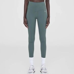 Anine Bing Blake Leggings Sage Green Size Medium
